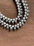 Ivory Itra | Reversible White Patwa Bead Thread Choker